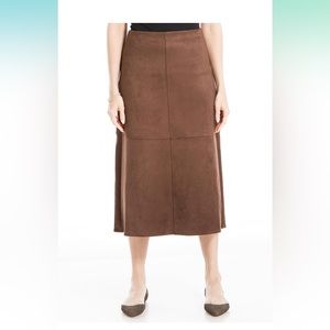 Max Studio Faux Suede Skirt